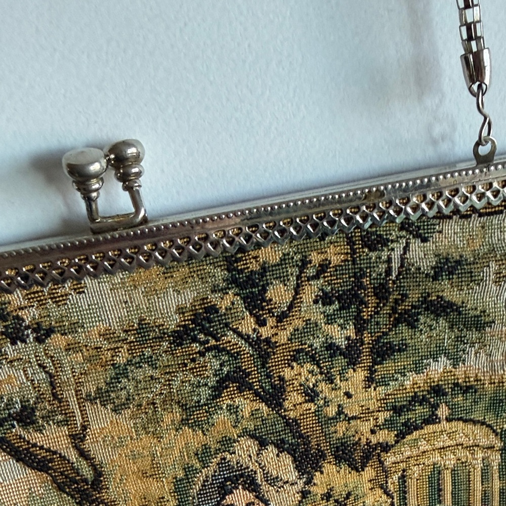 Vintage Tapestry Clutch Bag - Picture 3 of 6